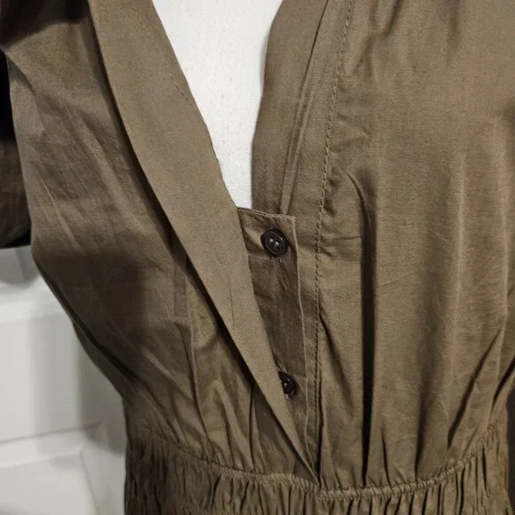 T Tahari Women's Dress Olive Size 2XL - Picture 4 of 12